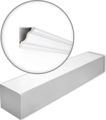 Immagine prodotto di NMC Z22-box ARSTYL Noel Marquet 1 cartone con 19 strisce decorative Cornice a soffitto stile classico colore bianco | 38 m