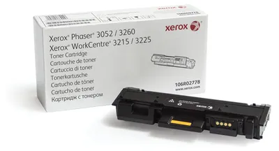 Obrázek produktu pro Xerox toner pro Phaser 3052, 3260, WorkCentre 3215, 3225 High-Capacity Toner Cartridge (3000str, black)