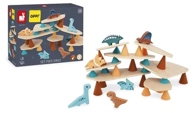 Produktbild von Janod Set Piks Dino Lernspiel Kinder One Size