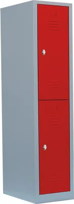 Produktbild von Spind Garderobenschrank Stahlschrank Doppelspind doppelstöckig 523214