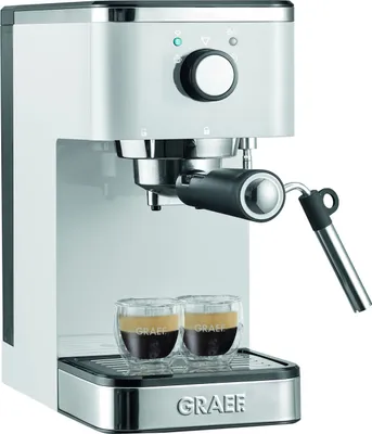 Produktbild von Graef ES 401, Espressomaschine, 1,25 l, Gemahlener Kaffee, 1400 W, Grau