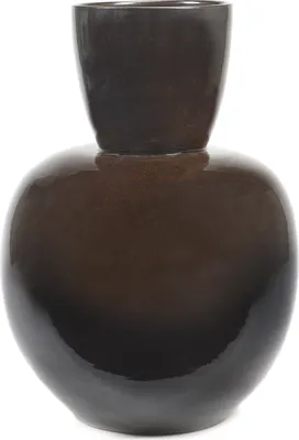 Produktbild von Serax Pascale Naessens Pure Vase Braun-Schwarz D 24,5 cm H 39 cm