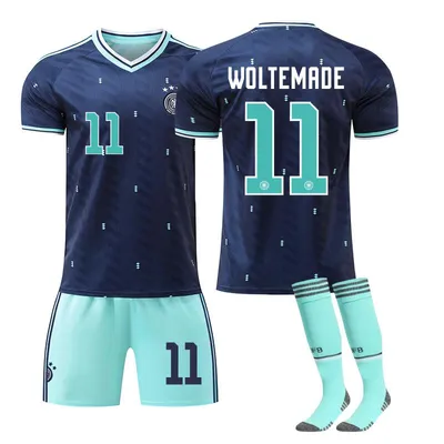 Zdjęcie produktu dla #11 WOLTEMRDE Koszulka reprezentacji Niemiec na wyjazdowy mecz Mistrzostw Świata 2026 dla dzieci i dorosłych ROZMIAR:M