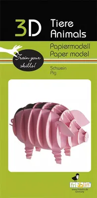Produktbild von Fridolin - Bausatz Schwein Papier