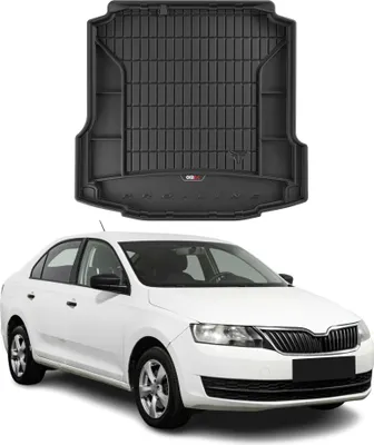 Immagine prodotto di Tappetino per bagagliaio per Skoda Rapid 2012-2019 in TPE nero