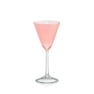 Produktbild von Likörgläser, Espresso Martini Praline Cherry rosa Kristallgläser 90 ml 4er Bohemia Crystalex