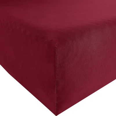 Produktbild von Bassetti Spannbettlaken bordeaux 90x190 cm - 100x220 cm