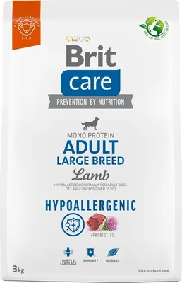 Obrázok produktu pre BRIT CARE Hypoalergénne dospelé jahňacie veľké plemeno 3 kg
