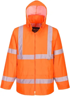 Produktbild von Portwest H440 Warnschutz-Regenjacke Orange Gr. XL