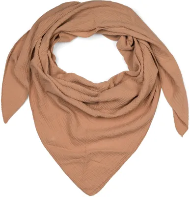 Produktbild von styleBREAKER Damen Musselin Dreieckstuch aus 100% Baumwolle | Weiches und leichtes Halstuch für Damen Unifarben | Stylisches Tuch für jede Jahreszeit -  Italy, 196 x 84 cm
