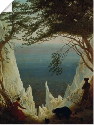 Produktbild von ARTland Poster Die Kreidefelsen von Rügen. 1818/1819. Größe: 30x40 cm