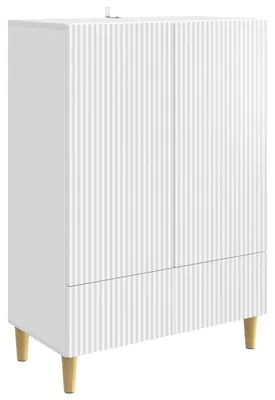 Obrázek produktu pro Servírovací skříň Bílá 66 x 34,5 x 95 cm Kompozitní dřevo