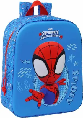 Produktbild von Safta Spidey 3d Mini 6l 32x43x14 Cm 622553011 Rucksack Blau  Kinder Blau One Size