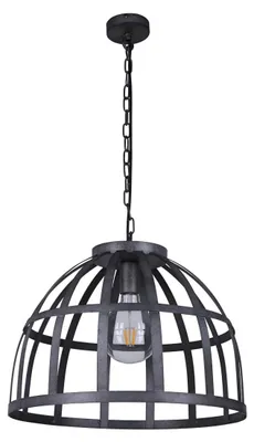 Zdjęcie produktu dla Lampa wisząca Calera czarna 1xE27x60W metal wym:180x40x40cm IP20 Italux