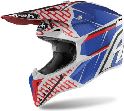 Produktbild von Airoh Wraap Idol Motocross Helm, rot/blau, 2XL (63)