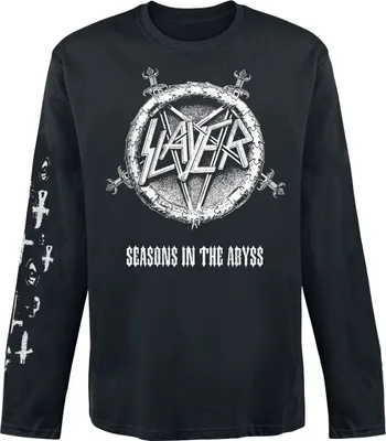 Produktbild von Slayer Langarmshirt Herren Seasons In The Abyss schwarz M