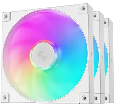 Obrázok produktu pre DeepCool FD14 ARGB WH 3 in 1, Ventilátor, 14 cm, Čierna, Biela