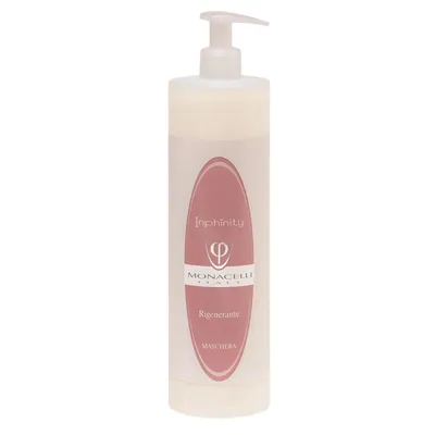 Immagine prodotto di Monacelli Inphinity Maschera Rigenerante 1000ml Detergente Cremoso Delicato per Cute Sensibile e Capelli Trattati Chimicamente e Sottili
