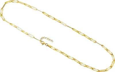 Produktbild von V Collier 375/- Gelbgold Gliederkette glanz 43,5 cm