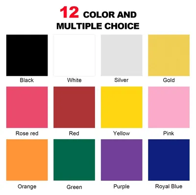 Produktbild von Textiltransferfolie - HTV-Vinylrollen - 12er-Pack - 30 x 150 cm - Aufbügelbar - Leicht zu schneiden und entgittern - Für Silhouette Cameo - Mehrfarbig