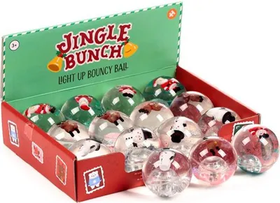 Produktbild von Jingle Weihnachts-Hüpfball mit hoher LED-Blinkung