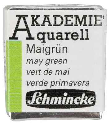 Obrázok produktu pre Akvarelové farby Schmincke AKADEMIE 1/2 panvičky - 552 may zelená
