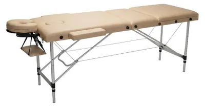 Obrázok produktu pre INLEA Skladací masážny stôl Relax Pro, trojdielny s hliníkovými nohami IN16-0013 BEIGE