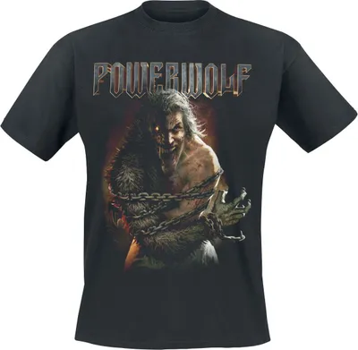 Produktbild von Powerwolf T-Shirt Herren 1589 schwarz Band-Merch, Bands 100% Baumwolle S