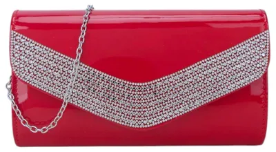 Imagen del producto de Solidchoice - Clutch de cuero "Diamante" para bodas y eventos nocturnos