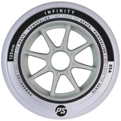 Obrázek produktu pro Kolečka Powerslide Infinity, 6 kusů, stříbrná, 125 mm/85A, stříbrná, 125 mm/85A