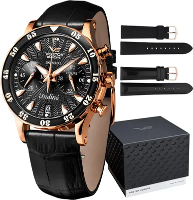 Produktbild von Vostok Europe Damenuhr VK64-515B568 schwarz