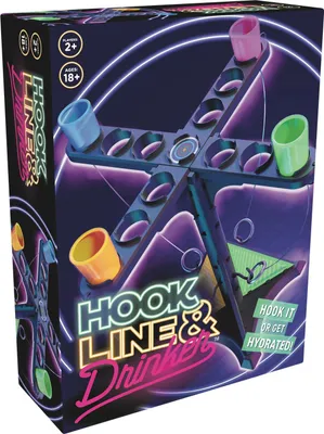 Produktbild von Goliath Partyspiel Hook Line and Drinker - Trinkspiel für Erwachsene