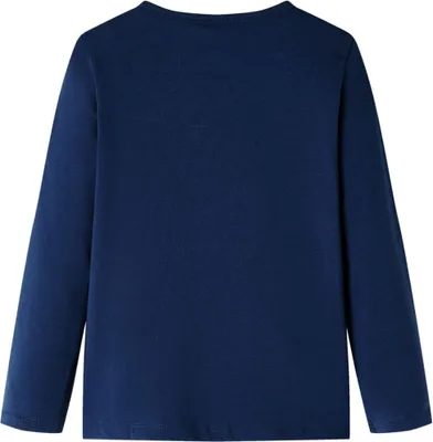 Produktbild von vidaXL Kinder-Langarmshirt Marineblau 116