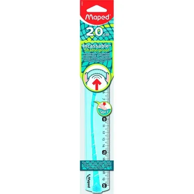 Image de Maped Règle plate Flex, 200 mm, en plastique, incassable