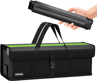 Productafbeelding van Brandwerende accutas e-bike - Waterdicht - 49 x 15 x 15 cm