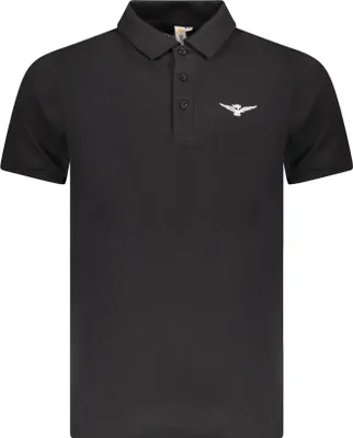 Immagine prodotto di ACCADEMIA MILITARE Herren Polo a maniche corte, colore nero, modello S5S630-5584_NE002: Taglia - M. Taglia: M