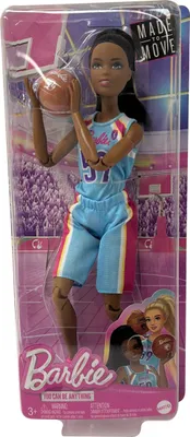 Produktbild von Barbie Basketballpuppe Zum Bewegen Blau  Blau One Size