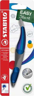 Produktbild von STABILO Ergonomischer Kugelschreiber für Rechtshänder - EASYoriginal, holographische Edition - Nachfüllbar - Blau - Blisterverpackung