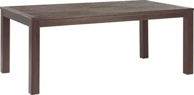 Obrázek produktu pro BELIANI Zahradní stůl hnědé eukalyptové dřevo 180 x 100 cm obdélníkový zahradní nábytek v rustikálním stylu