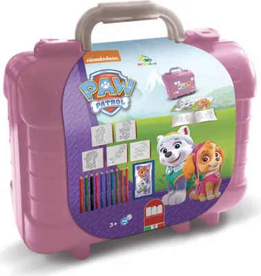 Produktbild von Paw Patrol Girl Travel Set Koffert - Malset - Stempelset - Mit Malbuch