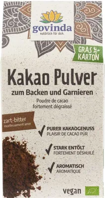 Zdjęcie produktu dla Kakao w proszku – odtłuszczone, 100g, zestaw 2 sztuk