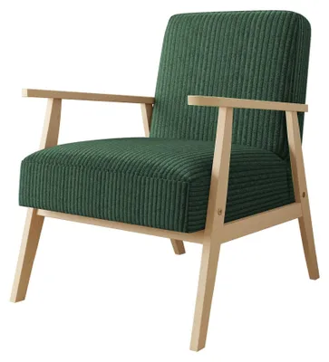 Produktbild von MIRJAN24 Sessel Runoya Cord, Wohnzimmersessel vom Hersteller, Vintage Relaxsessel, Polstersessel (Farbe: Poso 14)