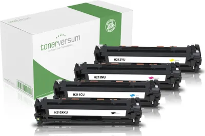 Produktbild von Alternativ zu HP CF210X CF211A CF212A CF213A Toner Multipack CMYK (4er Set)