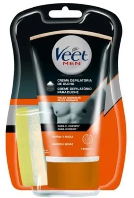 Immagine prodotto di Veet Men Crema Depilatoria Corpo per Doccia 150ml