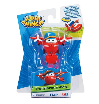 Image de Auldeytoys EU720021 - Mini figurine transformée Super Wings 5,5 cm - Flip
