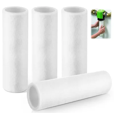 Immagine prodotto di Filtri di ricambio da 80 µm, confezione da 4 pezzi, compatibili con i filtri per acqua domestica Grünbeck FS 1, con filtro in fibra di lana