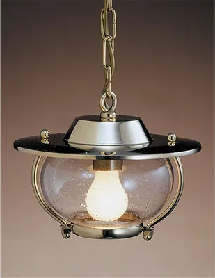 Produktbild von Pendelleuchte E27 Glas Messing Jugendstil Küche Hängeleuchte