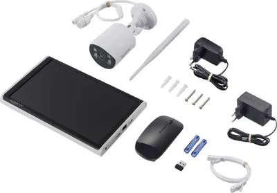 Produktbild von Sygonix SY-6330458 Funk-Überwachungskamera-Set 8-Kanal mit 2 Kameras 1920 x 1080 Pixel 2.4 GHz
