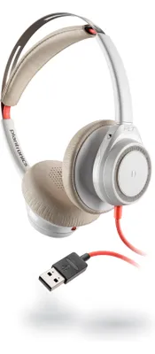 Obrázok produktu pre Poly Blackwire 7225 - Náhlavná súprava - On-Ear - Drôtová - Aktívne potlačenie hluku - USB - Biela - Certifikovaná pre Microsoft Teams
