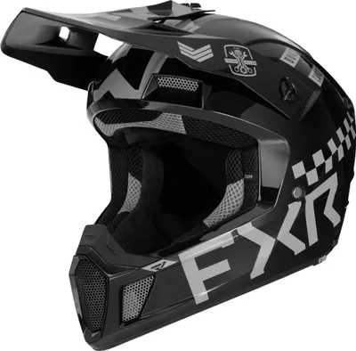 Immagine prodotto di Casco da motocross FXR Clutch Gladiator 2024, nero/grigio, L (59/60)